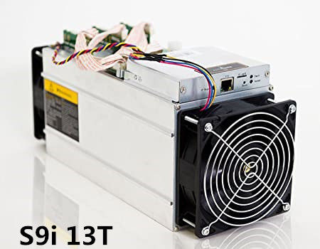 Rectangle S9i 13t 1290W Antminer Penambang Bitcoin