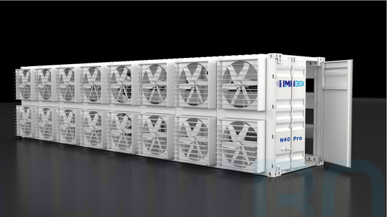 1MW-BOX Pusat data modular Kontanier Penambang Profesional 40ft